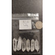 Double Terminated Quartz Points 6 pcs (Set 10, 42g)