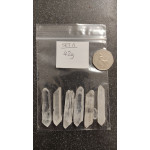 Double Terminated Quartz Points 6 pcs (Set 11, 42g)