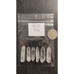 Double Terminated Quartz Points 6 pcs (Set 12, 32g)