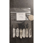 Double Terminated Quartz Points 6 pcs (Set 14, 40g)