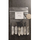 Double Terminated Quartz Points 6 pcs (Set 14, 40g)