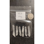 Double Terminated Quartz Points 6 pcs (Set 18, 26g)