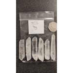 Double Terminated Quartz Points 6 pcs (Set 02, 90g)