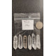 Double Terminated Quartz Points 6 pcs (Set 05, 74g)