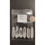 Double Terminated Quartz Points 6 pcs (Set 06, 60g)