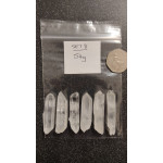 Double Terminated Quartz Points 6 pcs (Set 08, 54g)